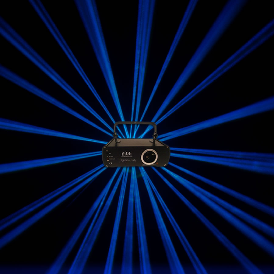 Professional Blue Animation Ilda Laser