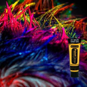 Yellow UV Neon Hair Gel