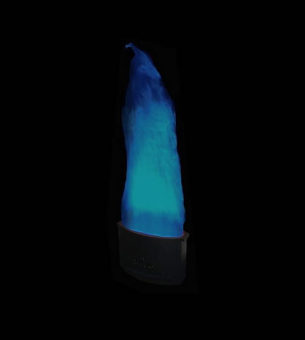 blue LED flame light
