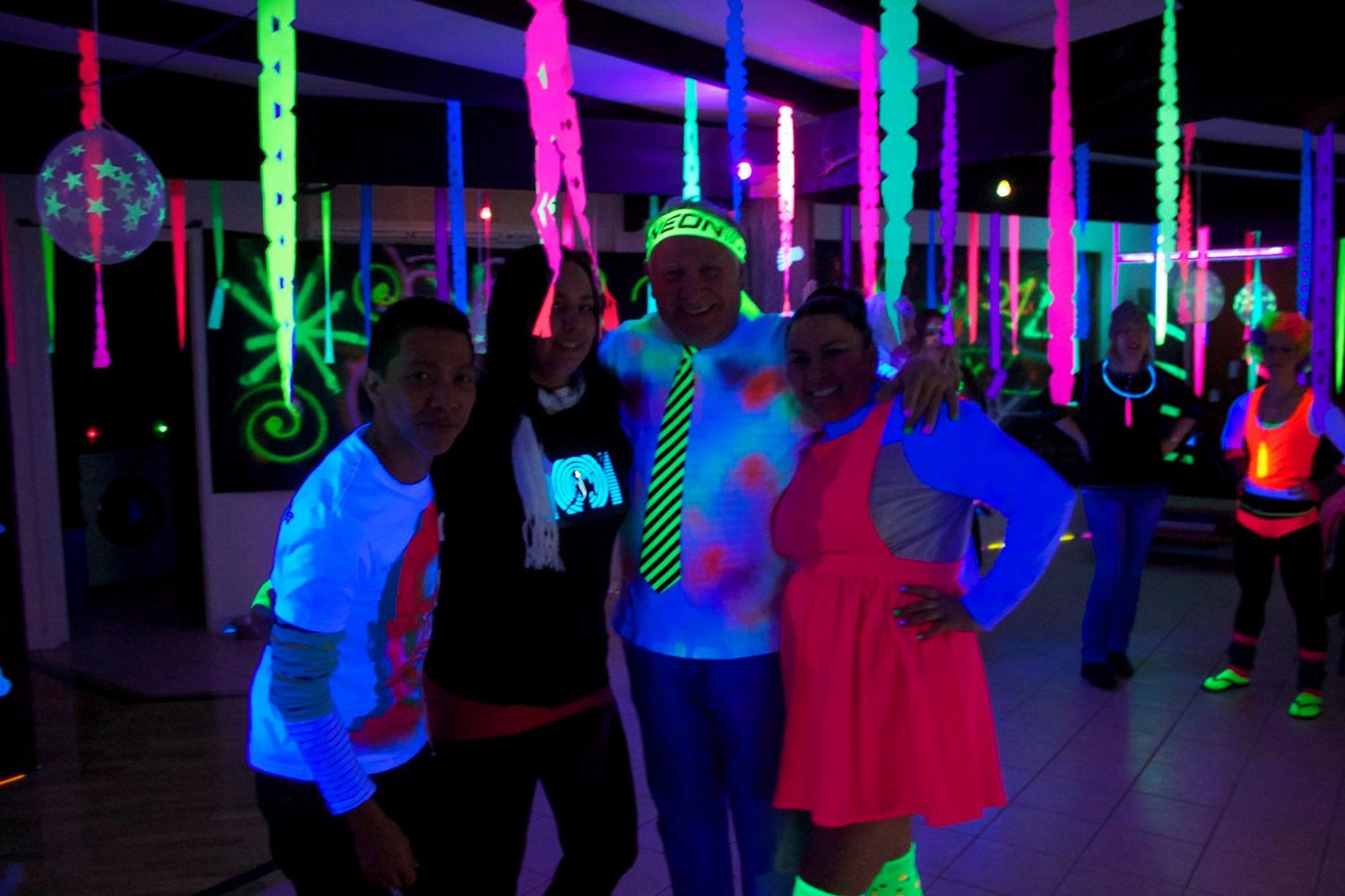 Fluro / Glow In The Dark / UV Package Lights To Party