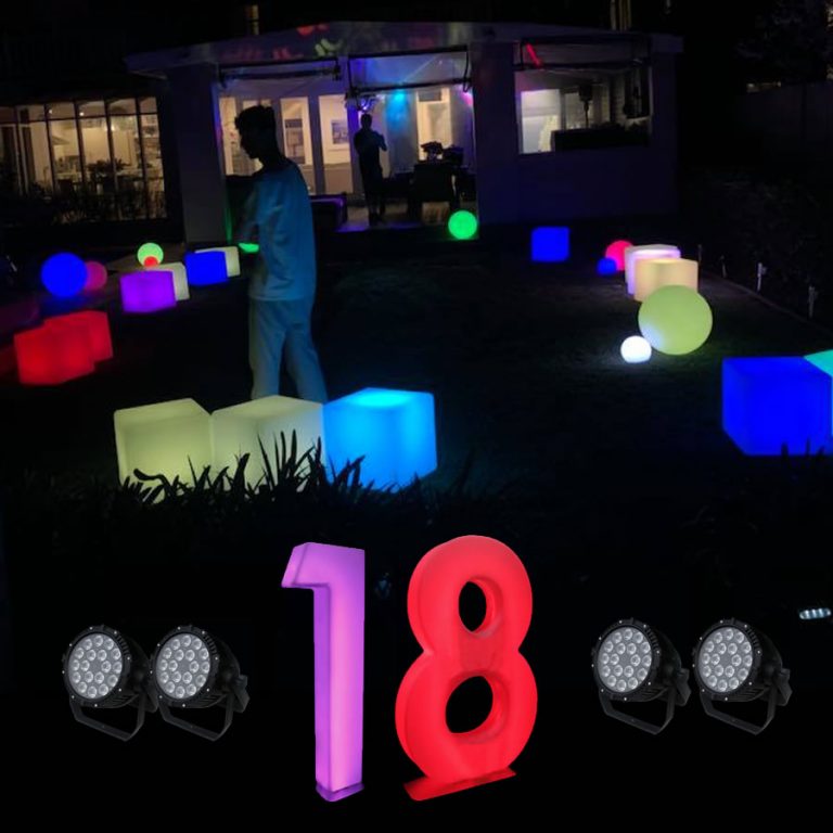 18th birthday party lights