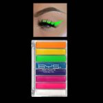 8pc UV Neon Face Paint Palette