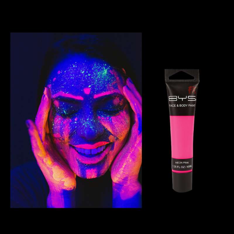 40ml Neon Pink Face & Body Paint Tube