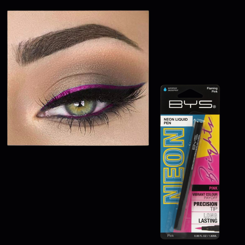 Party Makeup Flaming Pink Neon Liquid Eyeliner